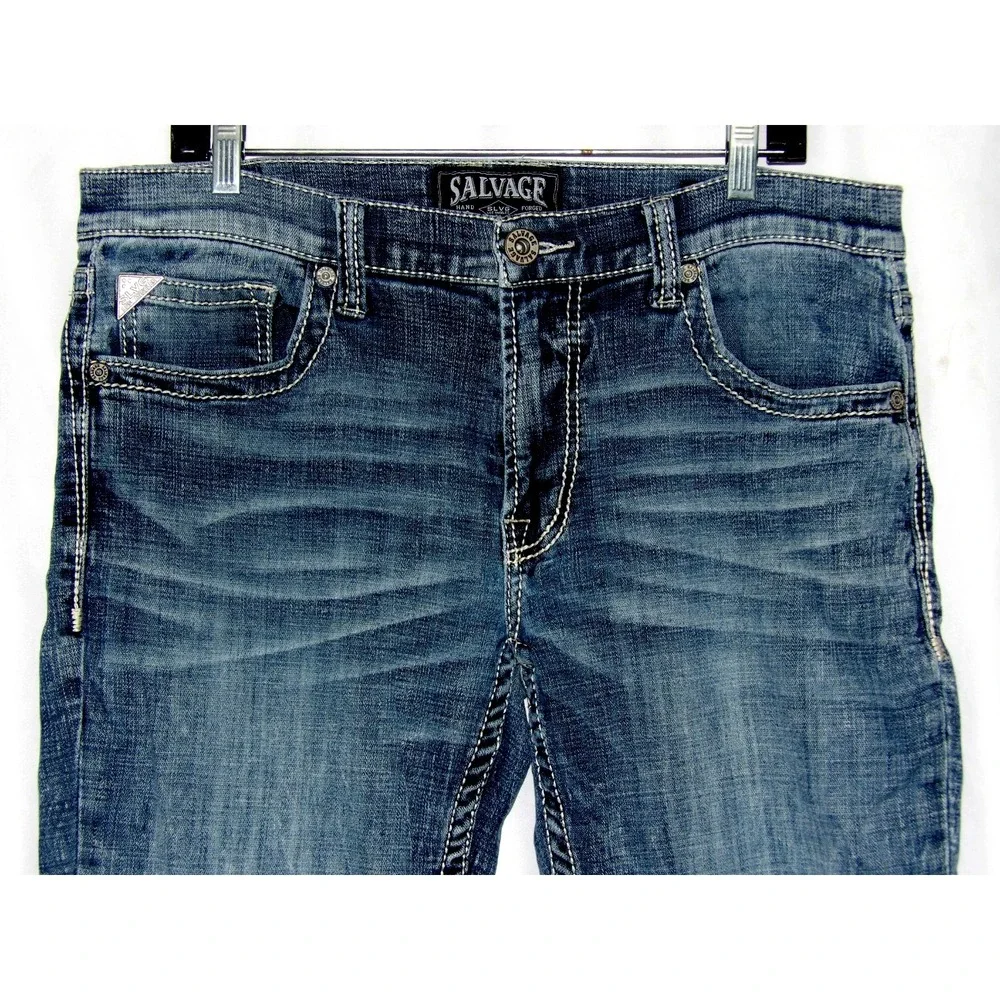 SALVAGE For BUCKLE Regular Fit MAYHEM Straight Leg Jeans Men's 34 X 32